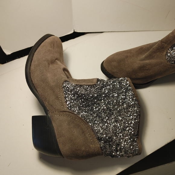 Ankle Boots Sparkles Pull on Size 8 Tanngo Sugar is Good for You Shoes - Picture 6 of 7